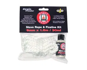 Regin  Stove Range - Stove Rope & Fix Kit - 9mm & 30ml