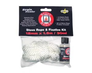 Regin  Stove Range - Stove Rope & Fix Kit - 12mm & 30ml