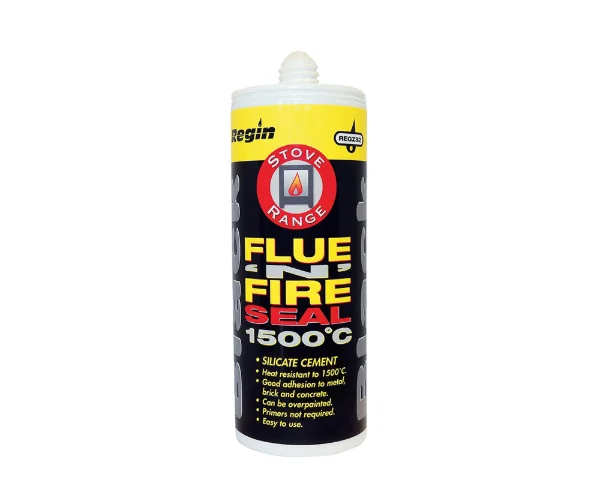 Regin Flue�n�Fire Seal 1500˚C Silicate Cement - Black 150ml
