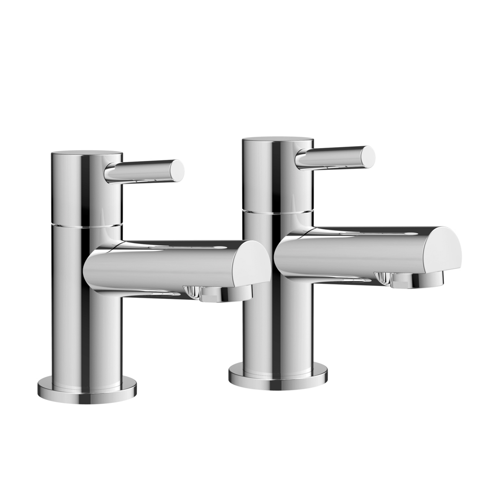 Premium Bath Taps (Pair) Chrome