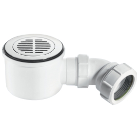 McAlpine ST90CPB-S-HP 2" 90mm Hi-Flow Shower Trap Chrome Plated Brass Slotted